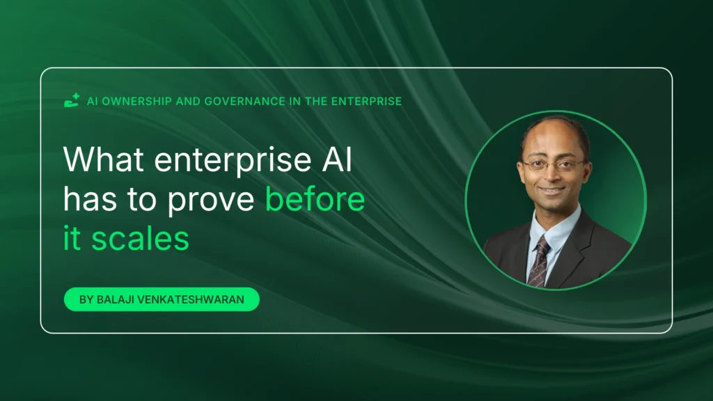 What enterprise AI has to prove before it scales