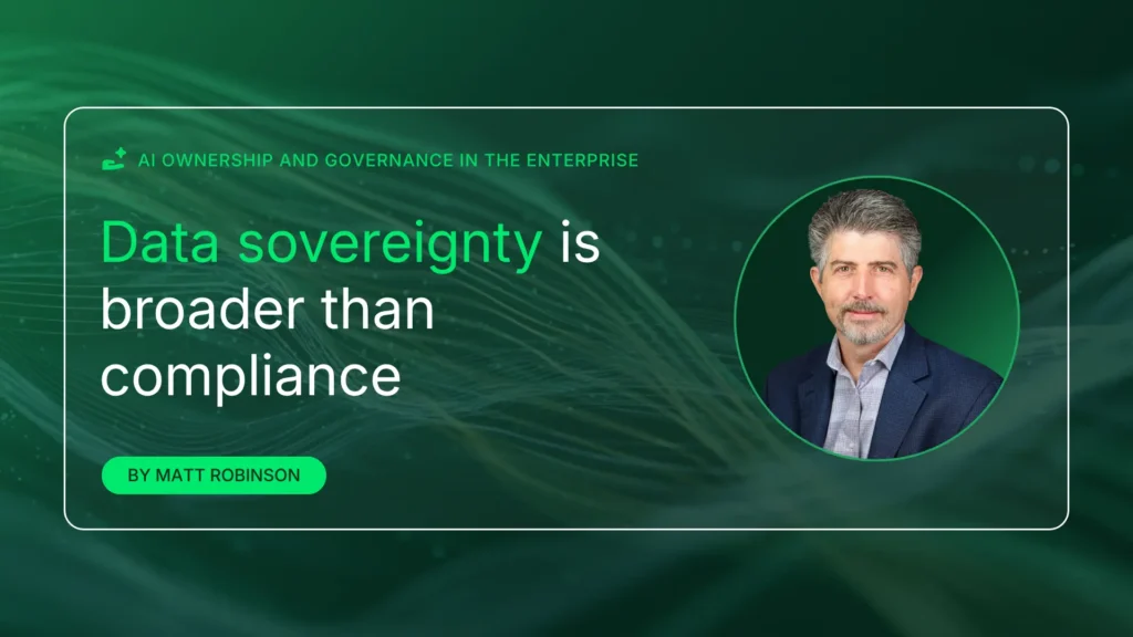 Data sovereignty is broader than compliance