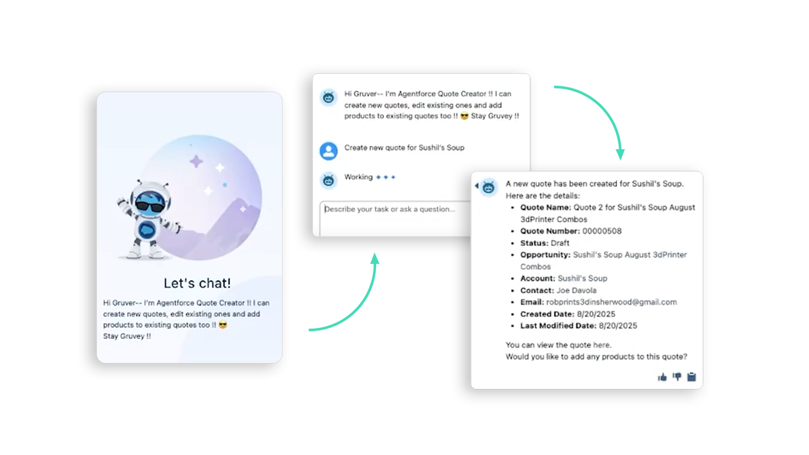 Navigating traditional records is passe. Gruve’s approach removes complexity and reframes quoting as a task that begins where sales leaders operate