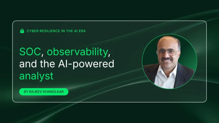 SOC, observability, and the AI-powered analyst