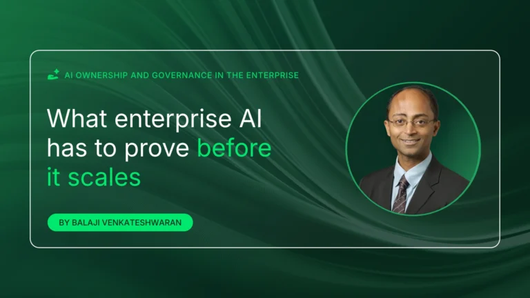 What enterprise AI has to prove before it scales